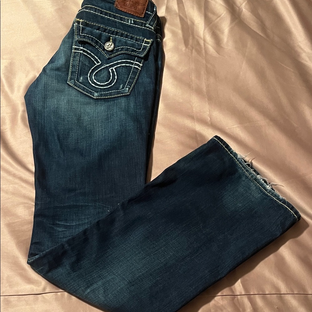 Big Star Dark Blue Straight Leg Jeans